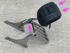 1999-2006 Harley-Davidson FLSTFSE Softail Fat Boy CVO Rear Seat Sissy bar back