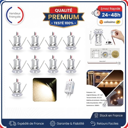 Mini spot led encastrable - led,