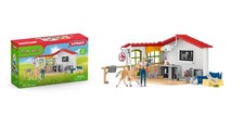 Schleich 42502 Cabinet vétérinaire avec animaux