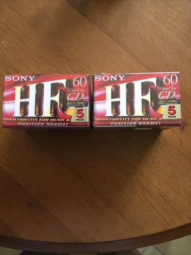 Lot 2x5 sony - sony, cassette