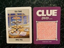 Clue DVD Tea Time TIME CARD Game Replacement Piece 2006 Hasbro