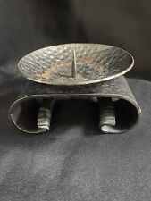 BOUGEOIR PIQUÉ FER FORGE MARTELÉ