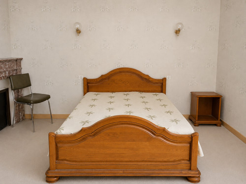 Chambre complète bois - chambre, en