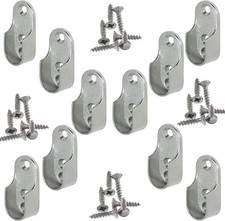 10x Support de Tube Penderie