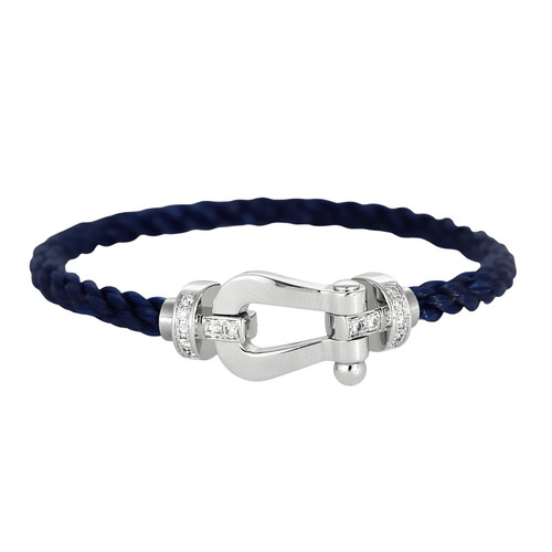 Bracelet blanc 18k - or,