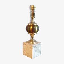 LAMPE TRAVERTIN-Métal-DLG