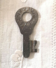 Antique Small Flat Key WALLY Suitcase Luggage Padlock Key 