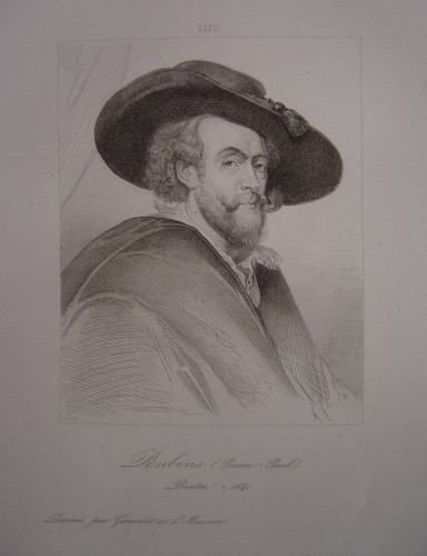 Grande gravure portrait - gravure, de