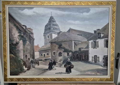 Tableau ancien huile sur - ancien,