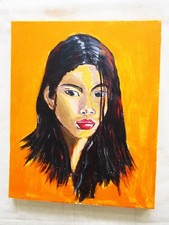 Tableau cadre aquarelle sur toile