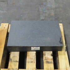 18" x 12" x 3" Thick Black Granite Surface Inspection Plate Layout Table
