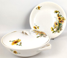 Soupière Art Déco & Plat De