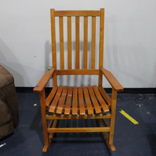 Wooden rocking chair - rocking,