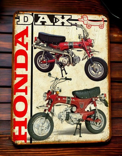 Plaque métal honda - plaque, dax