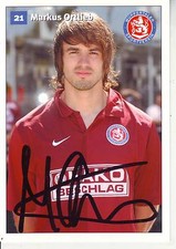 FOOTBALL carte joueur MARKUS ORTLIEB équipe WUPPERTALER SPORTVEIREIN signée
