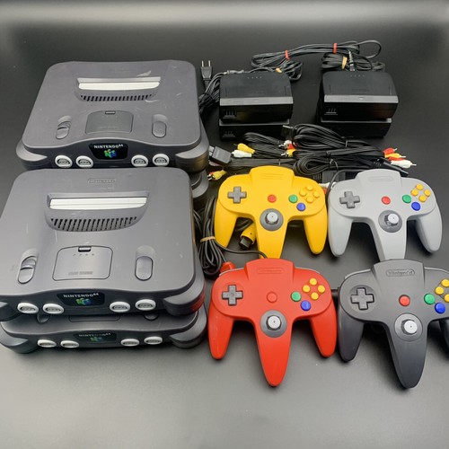 Nintendo n64 black console - nintendo,