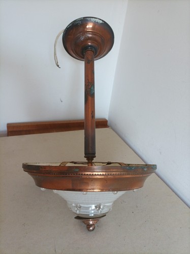Lustre cuivre hall - cuivre, de