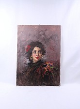 Portrait huile sur toile