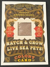 2012 Topps Allen & Ginter Colony In A Card Artemia Salina