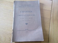 CHARTES ABBAYE DE SAINT