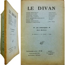 Le divan n°252 1944 Jean Prévost Max Jacob Lermontoff Anatole France Martineau