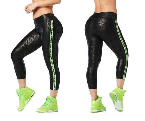 Zumba wild crop leggings - zumba,