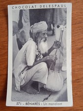 Chocolat Delespaul Vignette n° 571 - Bénarès : Un mendiant