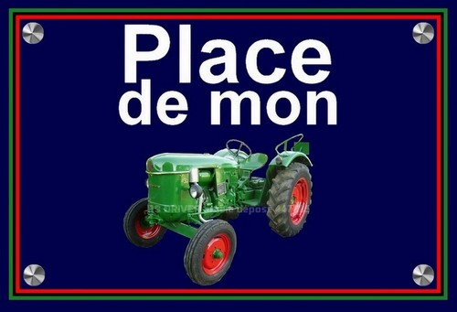 Plaque place mon - plaque,