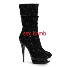 Sexy Bottines en Daim Bottes