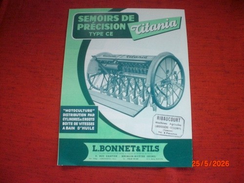 Ancienne brochure - ancienne,