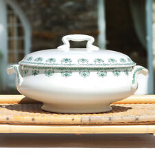 Antique Ceranord St Amand Earthenware Tureen New Factories