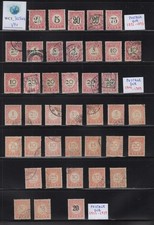 WC1_32544 DUTCH INDIES. Large lot of 1892-1930 stamps. Used
