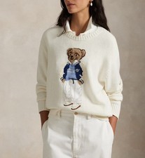 The Spelman College Polo Bear Sweater Available in Multiple Sizes