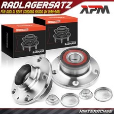 2x Roulement de Roue Moyeu Arrière Avec Capteur ABS pour VW Polo Audi A1 A2 Seat