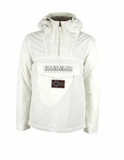 Veste Homme Napapijri Rainforest Winter N0YFRJ 002 Poche Marsupio Tendance Blanc