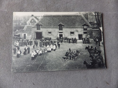 Cpa chasse courre en - cpa,