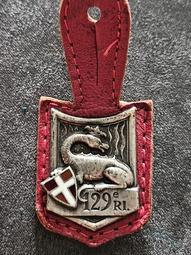 Insigne pucelle militaire 129e - insigne,
