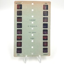 Cabarte Le Pigall's Colorelief stereo card # 925 risque