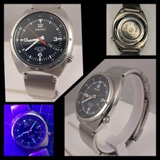 Seiko S Wave No Logo Black Dial 7S26 0120 21 Jewels Vintage Watch 10 Bar 