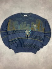 Pull maille vintage laine