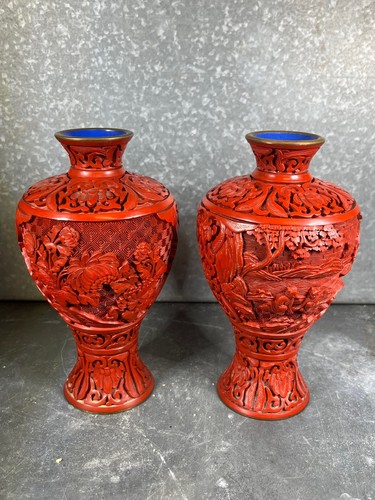 Ancienne paire vases chinois - paire,