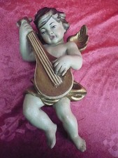 Belle Vieux Figurine En Bois