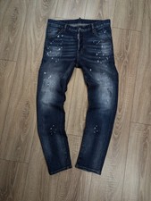 Jean slim homme Dsquared2 bleu