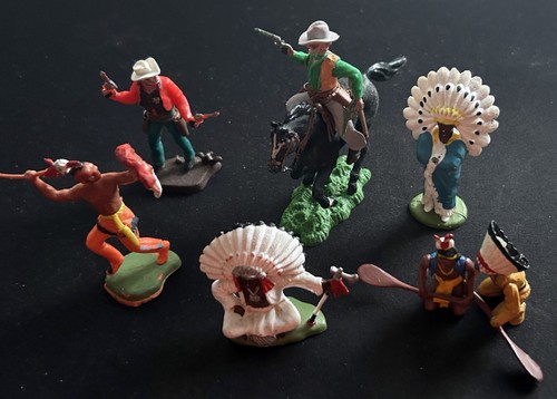 Vintage 1960 6 figurines - vintage,
