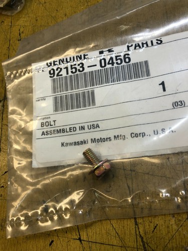 Boulon kawasaki 92153 0456 - kawasaki, 92153-0456