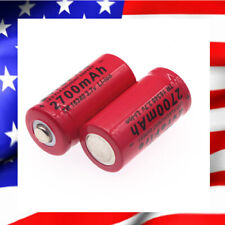 1 Pile Batterie Rechargeable Cr123A li-ion 16340 3.7V 2700mAh  Lampe