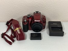 Nikon D3200 24.2MP Digital SLR Camera  Red  (Body Only)