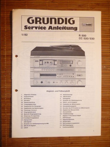 Manuel service grundig r - manuel, de