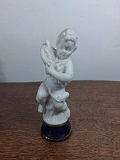 Statuette Angelot en biscuit
