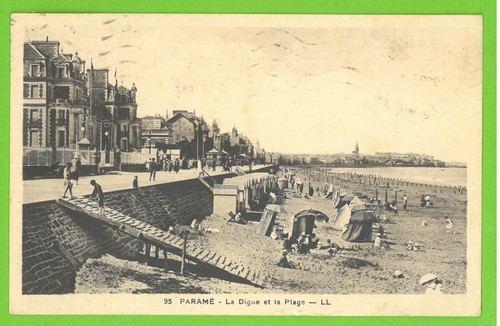 Paramé digue et la plage - -,